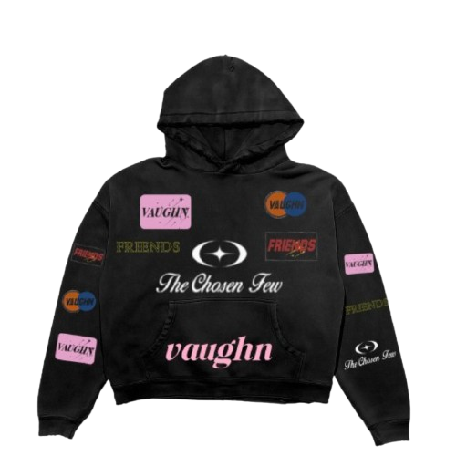 Multi-Logo Pullover Hoodie